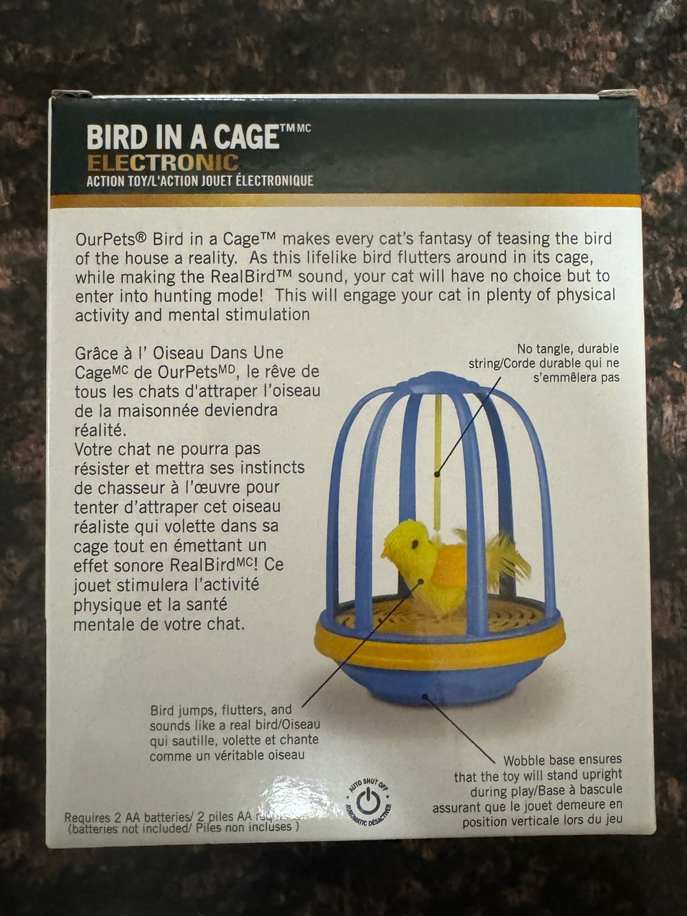 OurPets Bird in Cage Electronic Cat Toy - Picture 10 of 10